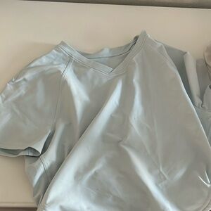 DISCONTINUED Lululemon light blue T shirt